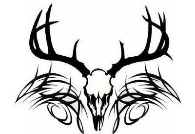 antler tattoos for men 0082