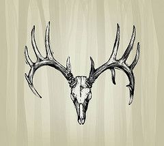 antler tattoos for men 0086