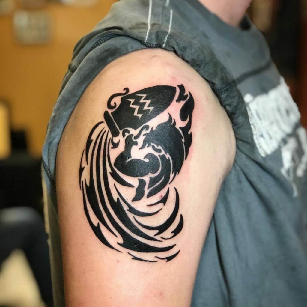 Aquarius tattoos for men 0014