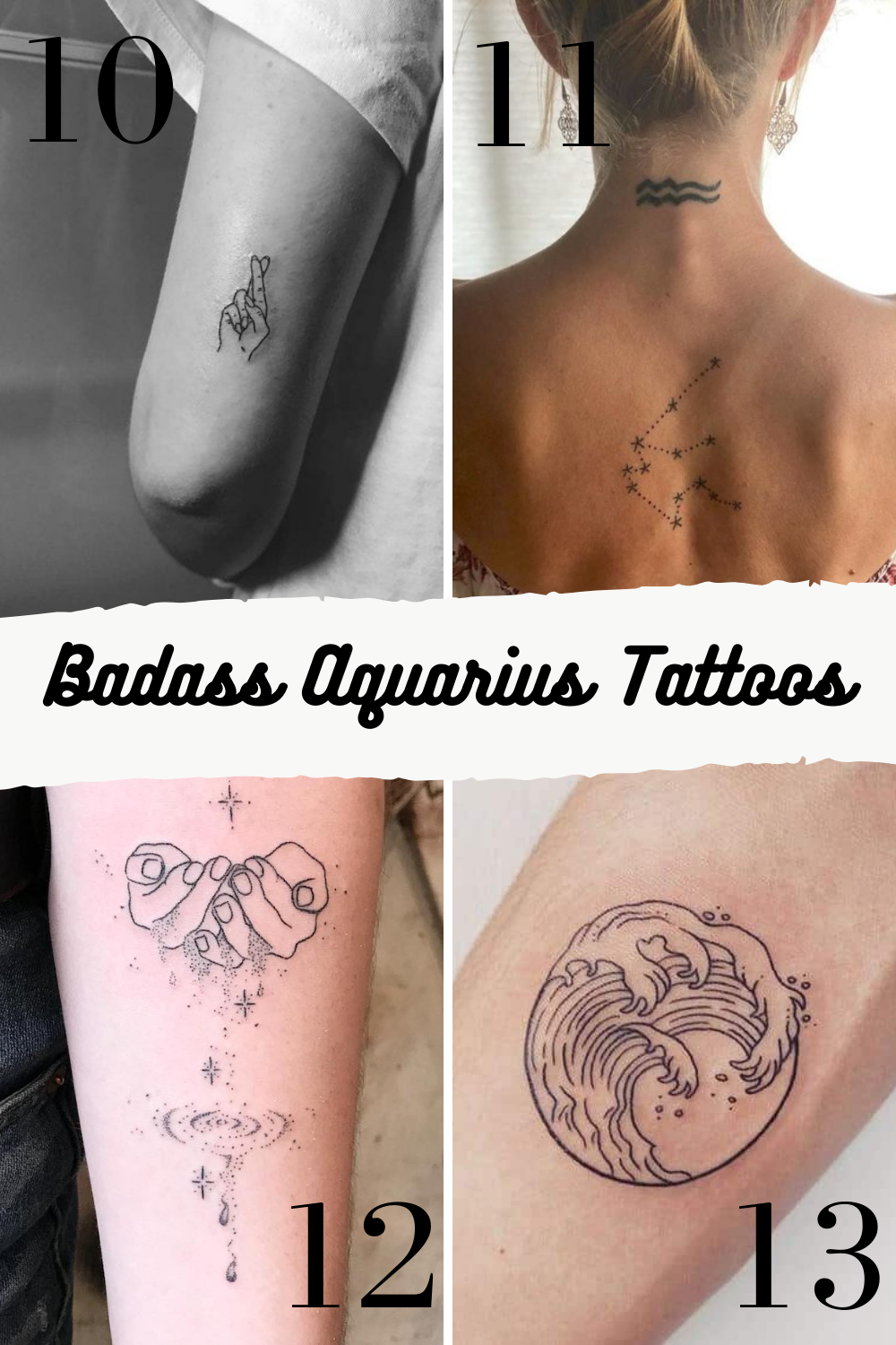 Aquarius tattoos for men 0019