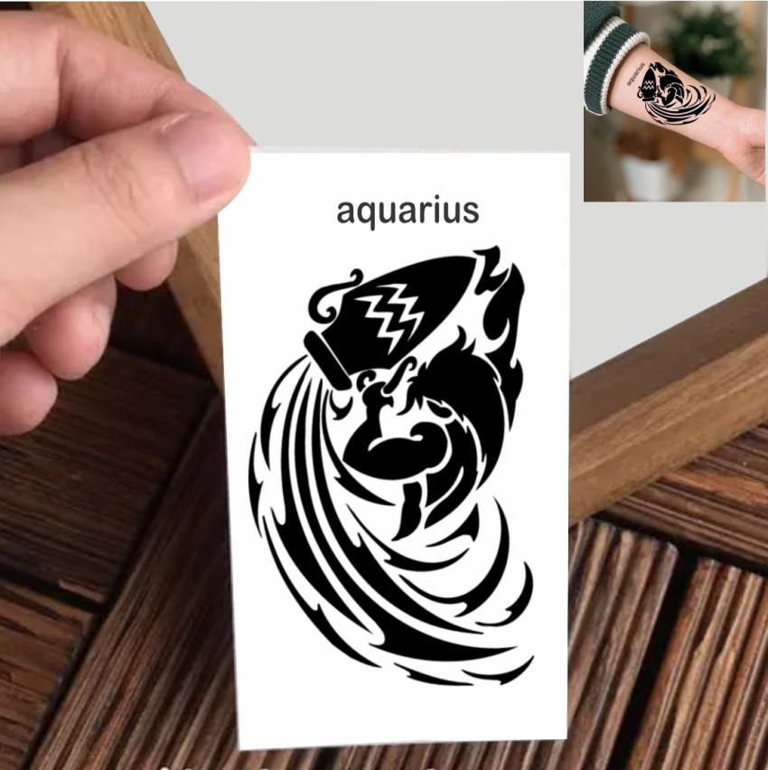 Aquarius tattoos for men 0020