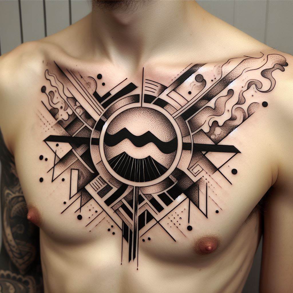 Aquarius tattoos for men 0048