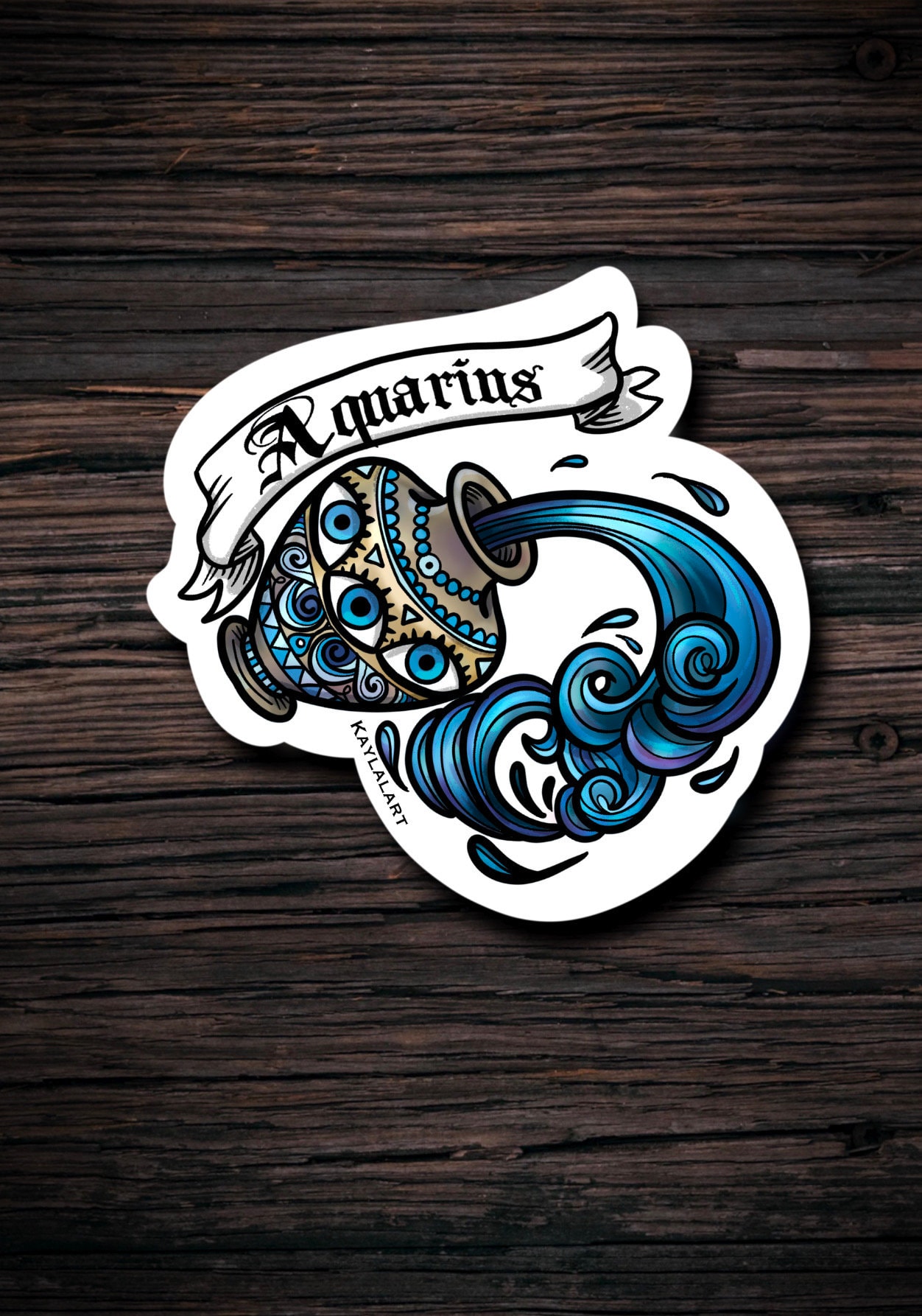 Aquarius tattoos for men 0070