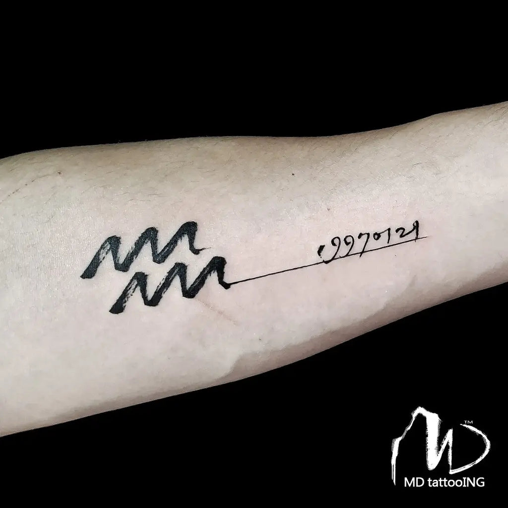 Aquarius tattoos for men 0087