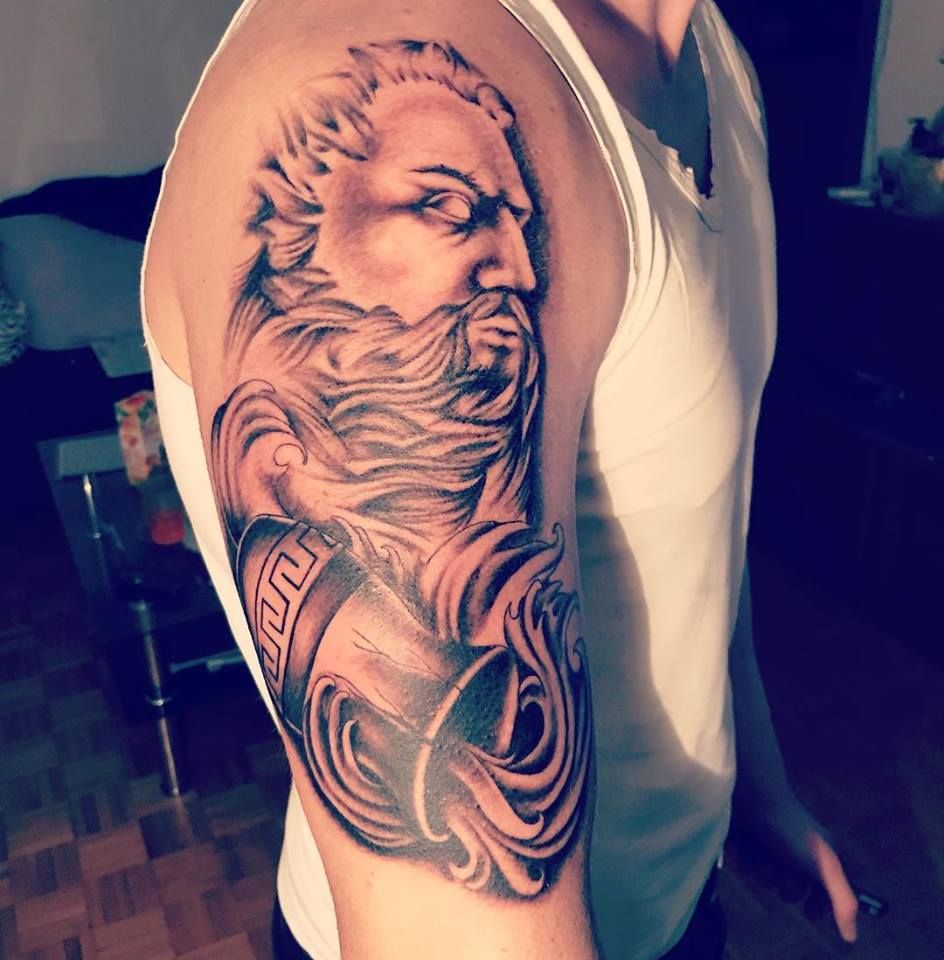 Aquarius tattoos for men 0090