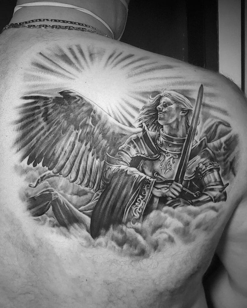 archangel tattoo designs for men 0041