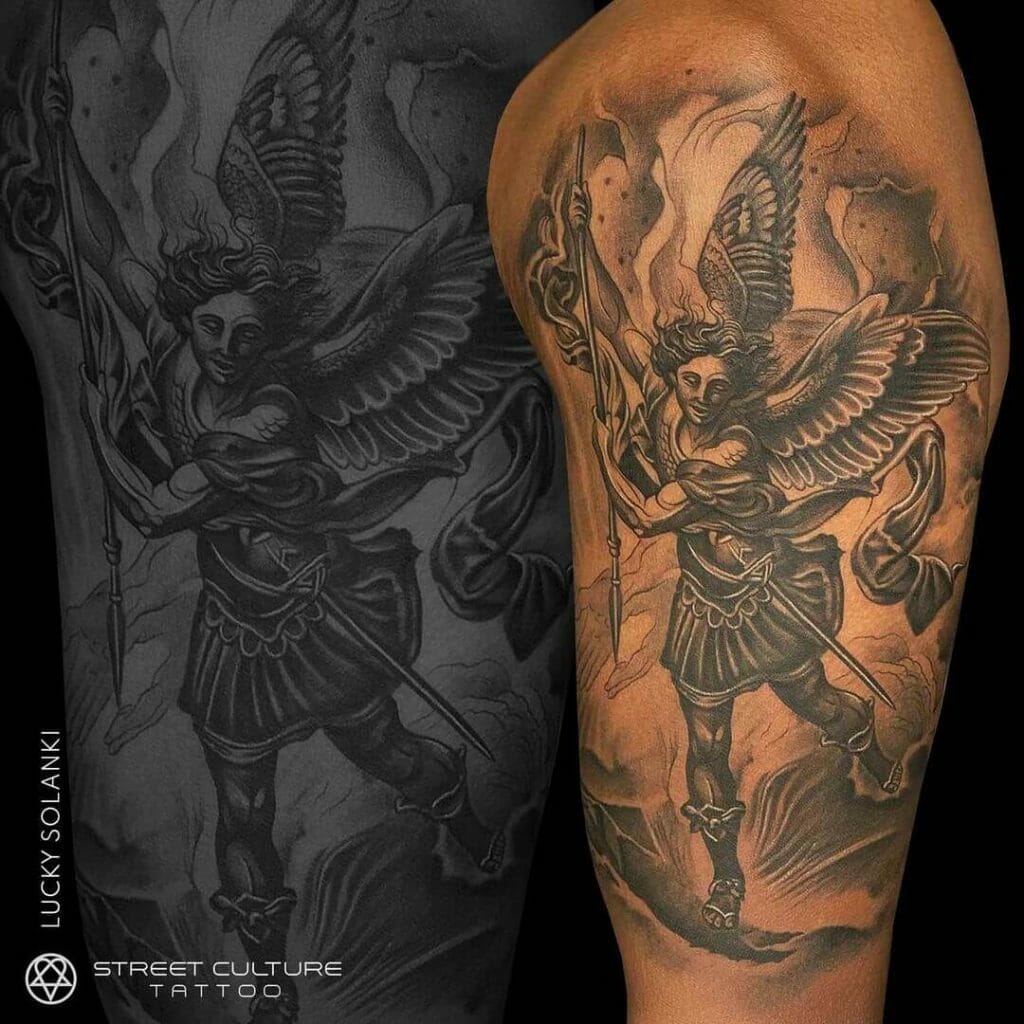 archangel tattoo designs for men 0049