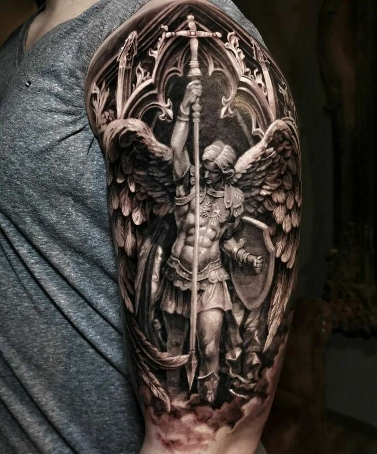 archangel tattoo designs for men 0052