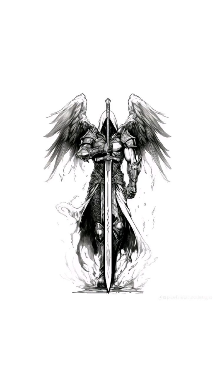 archangel tattoo designs for men 0063