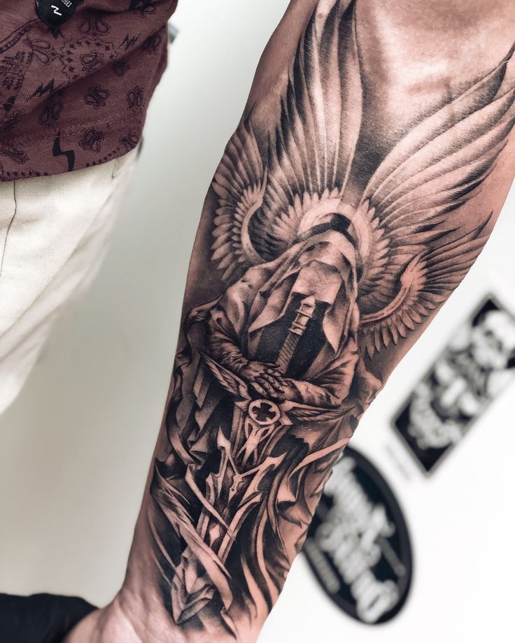 archangel tattoo designs for men 0067