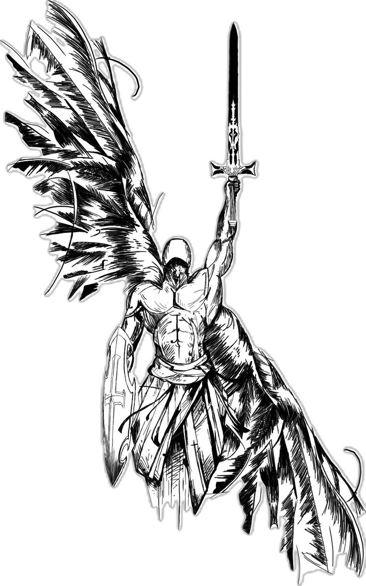 archangel tattoo designs for men 0075