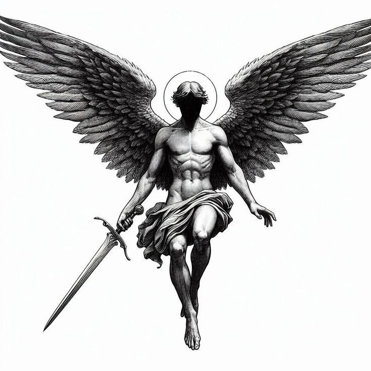 archangel tattoo designs for men 0078