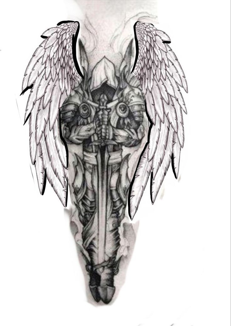 archangel tattoo designs for men 0096