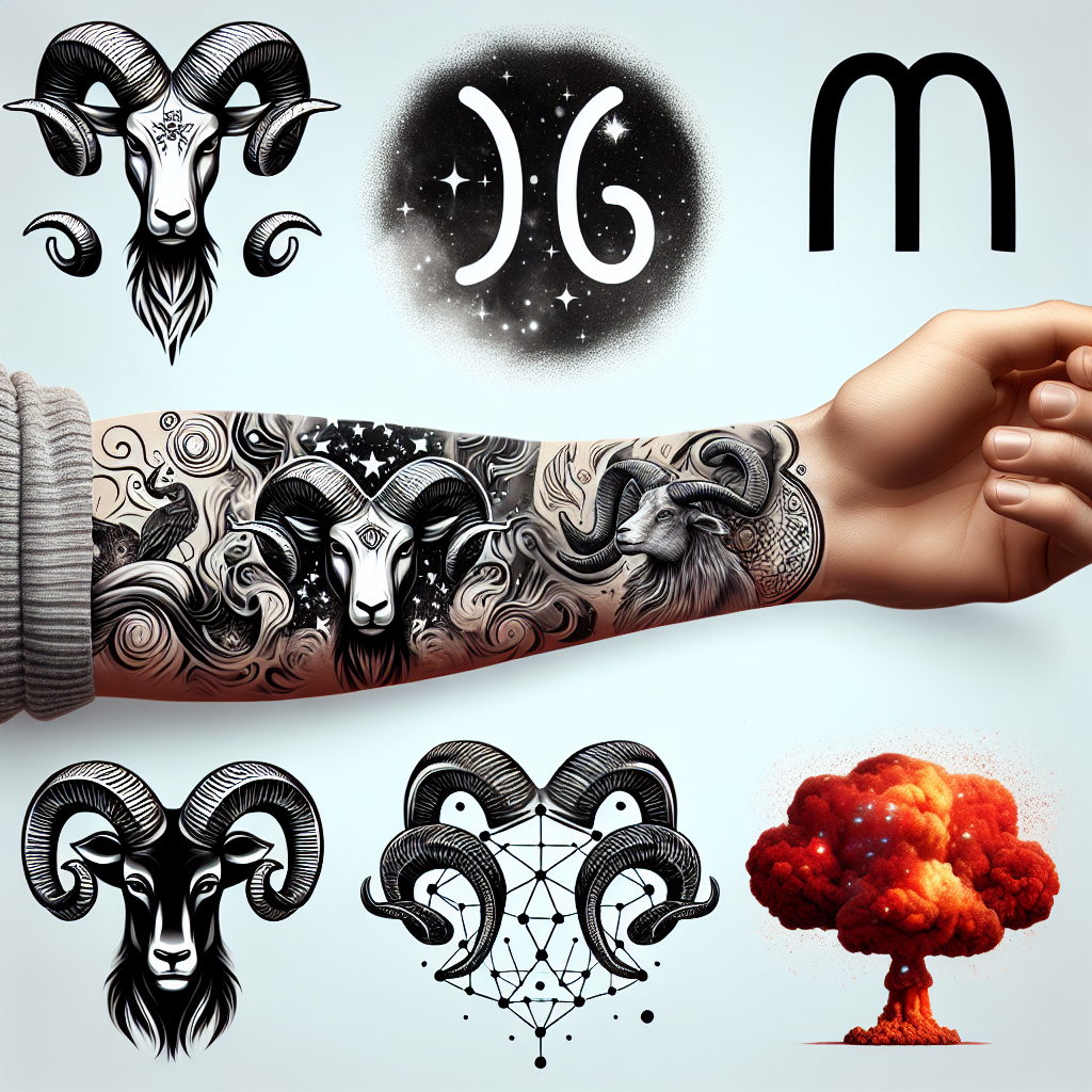 Aries tattoos for men placements