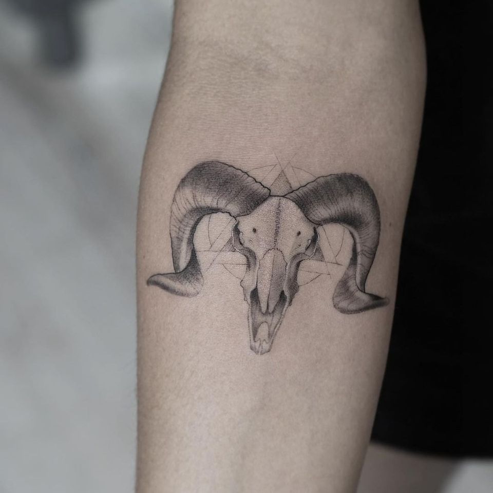 Aries tattoos for men 0032