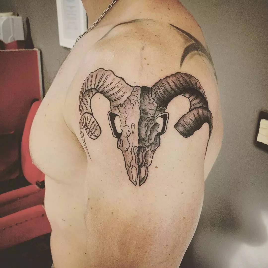 Aries tattoos for men 0047