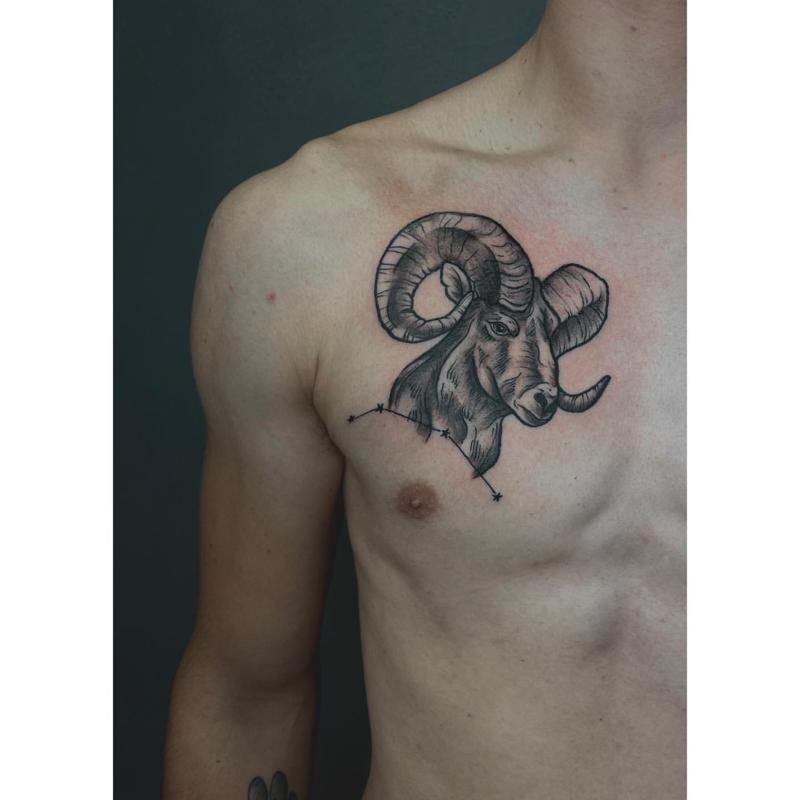 Aries tattoos for men 0056