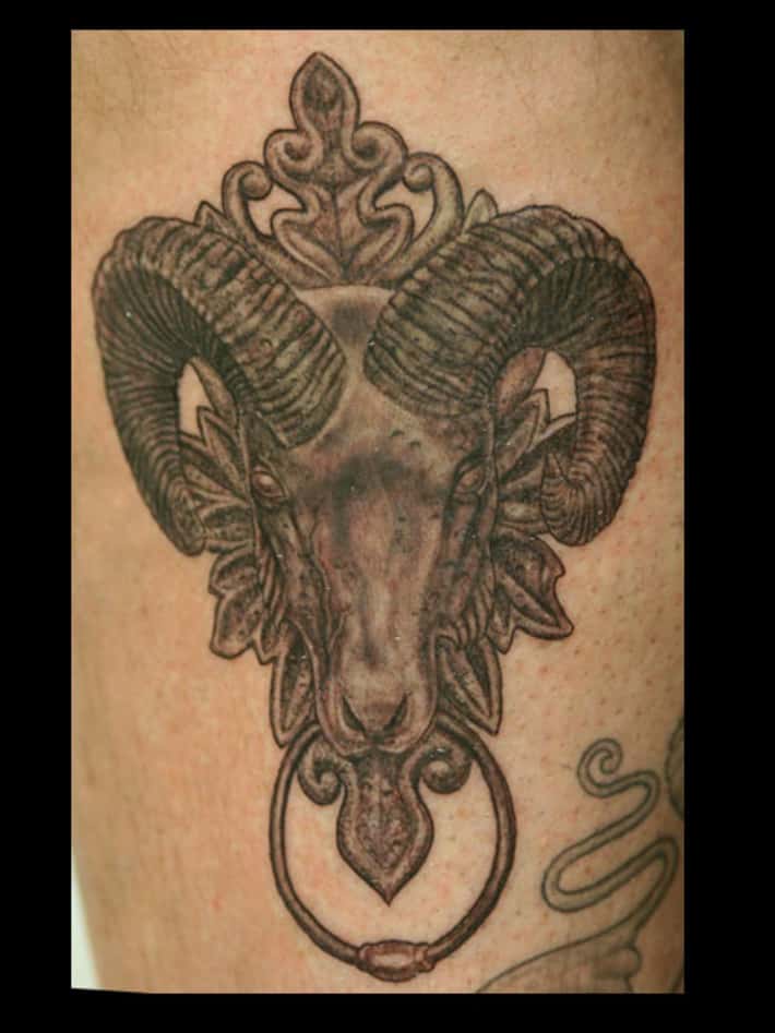 Aries tattoos for men 0064