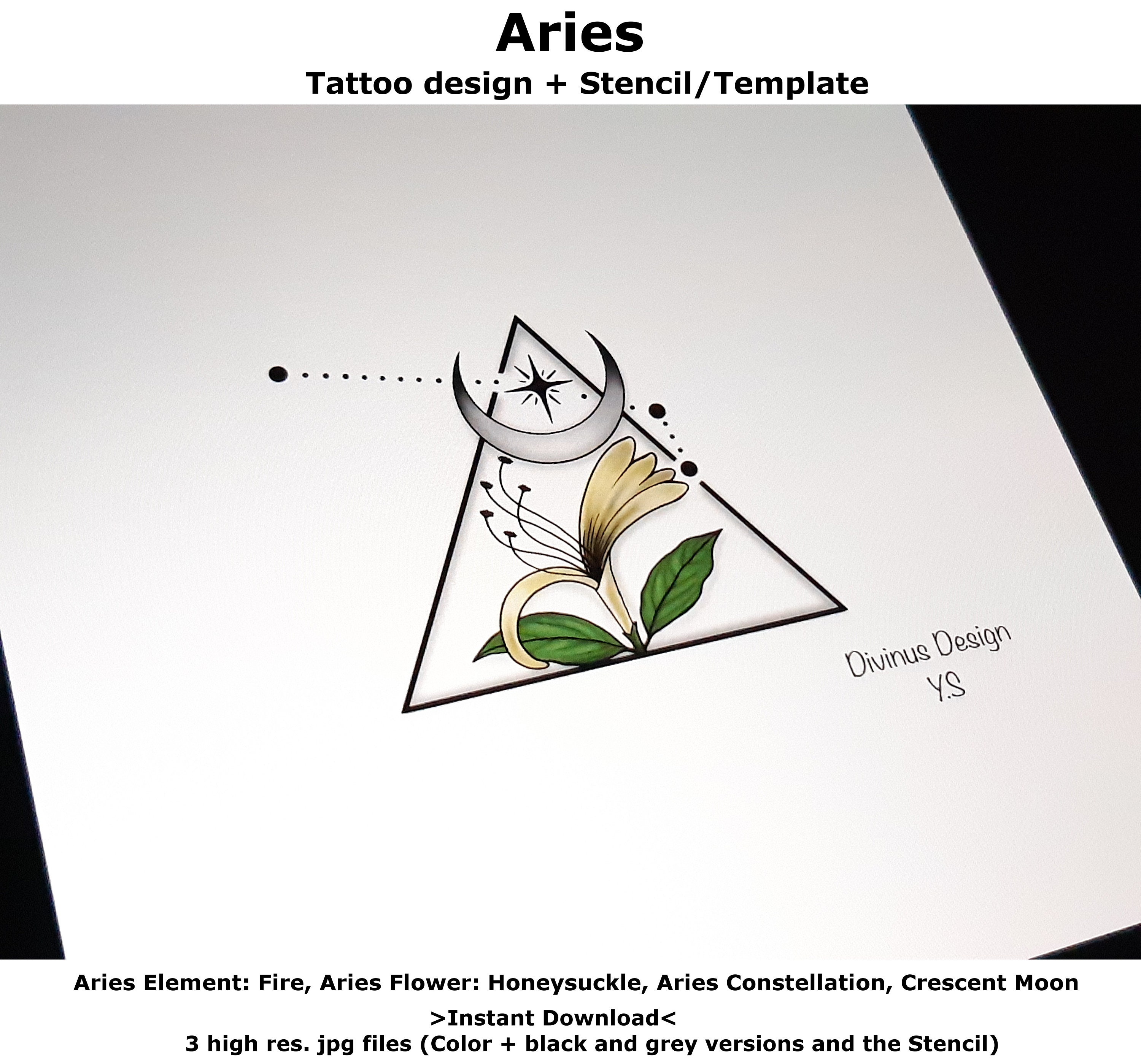 Aries tattoos for men 0078