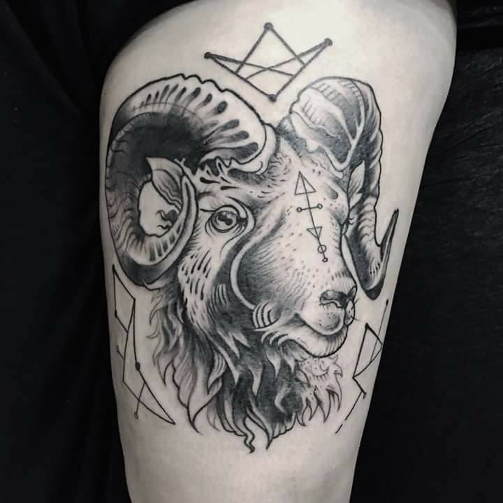 Aries tattoos for men 0094