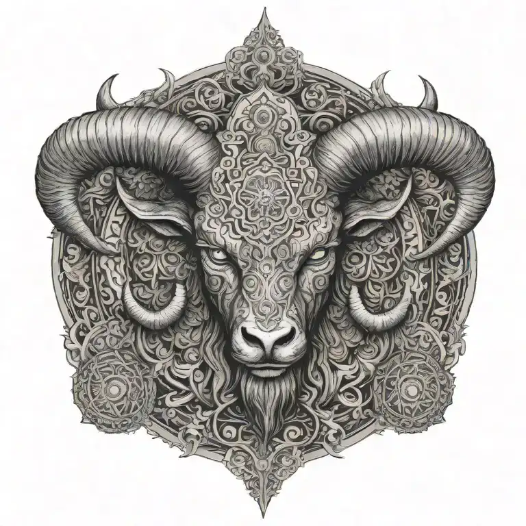 Aries tattoos for men 0097