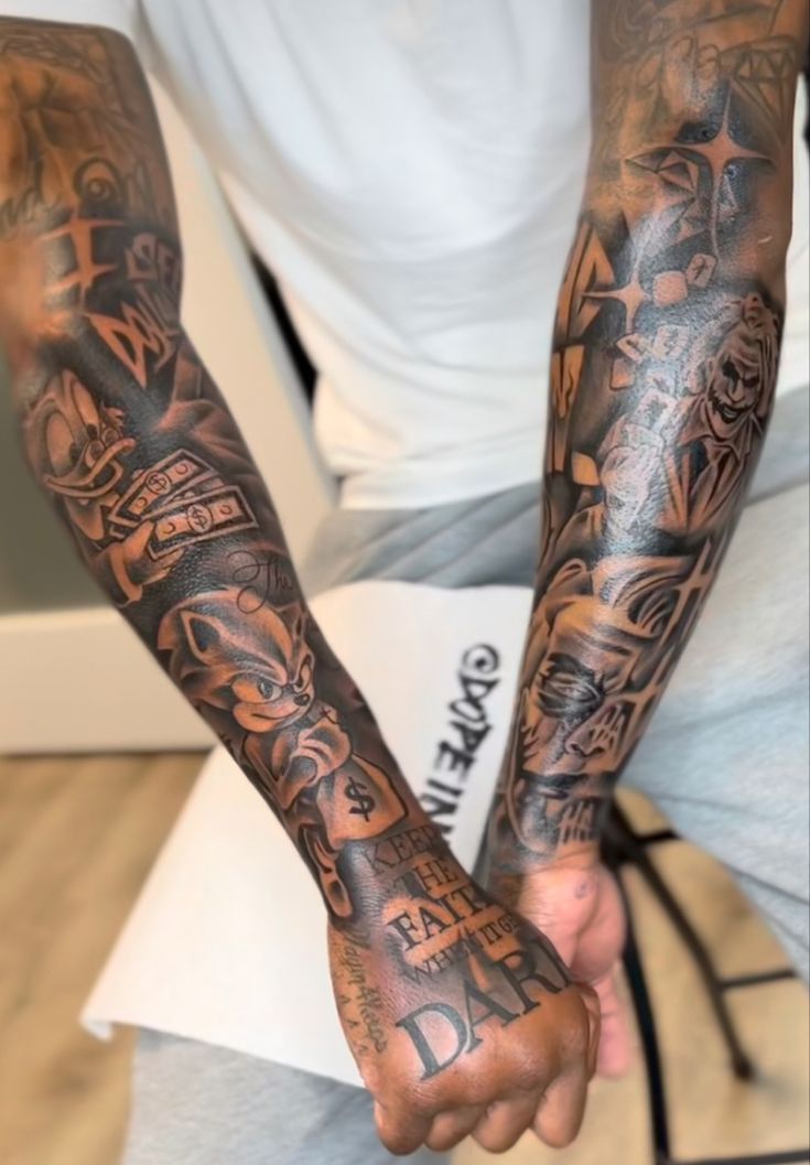 arm tattoos for men