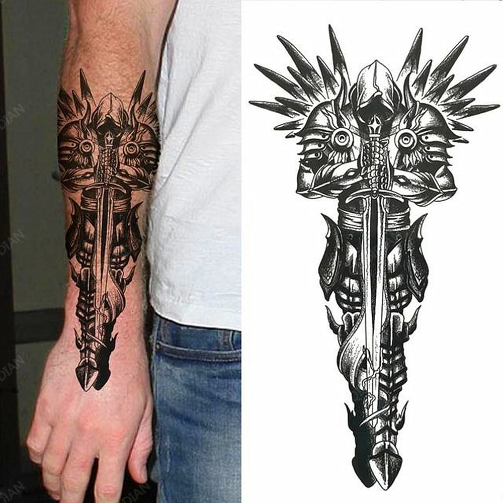 armor sleeve tattoos for men 0013