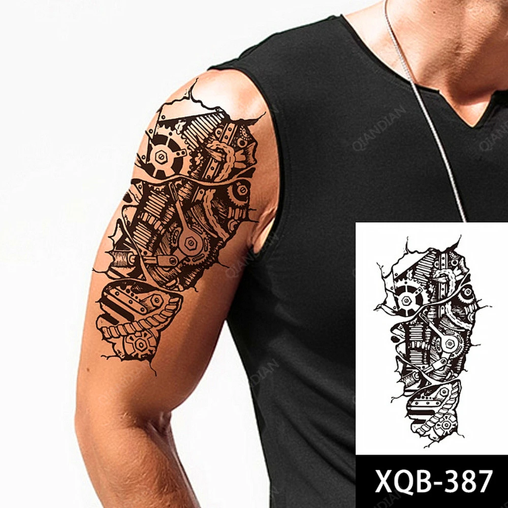 armor sleeve tattoos for men 0014