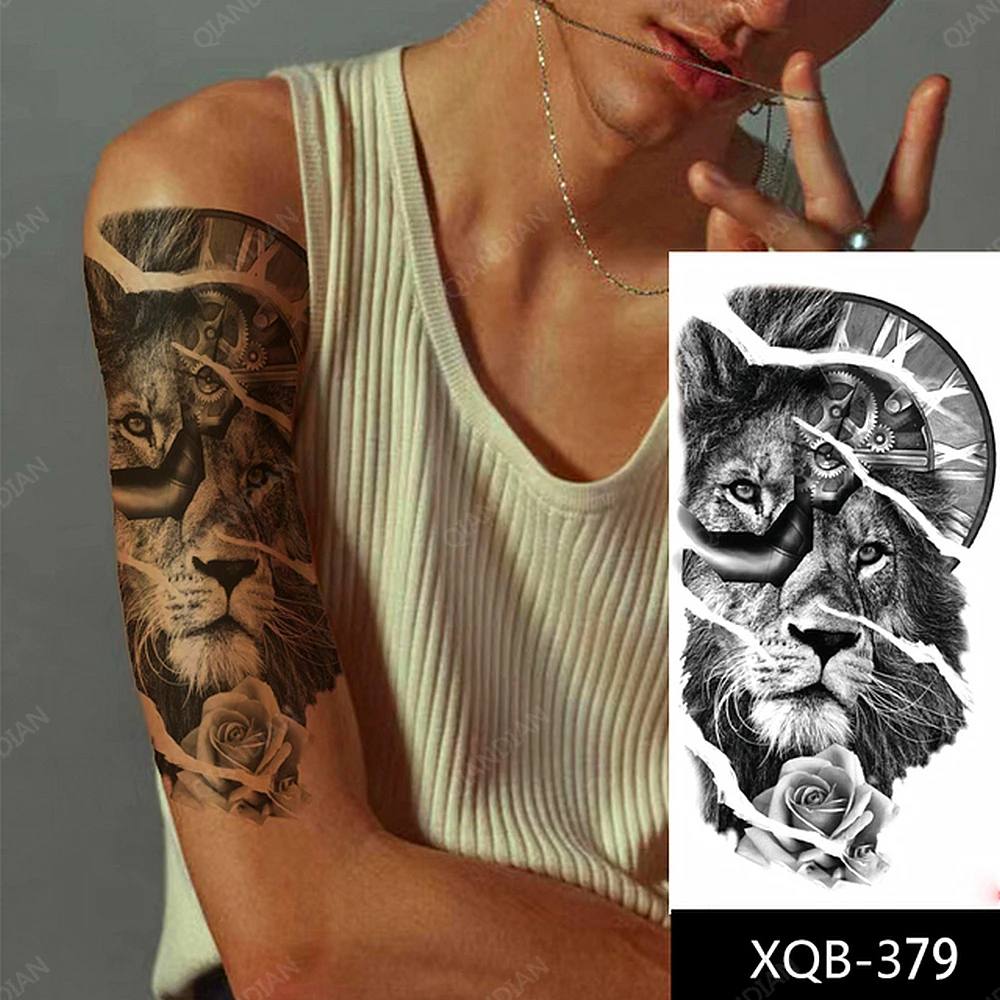 armor sleeve tattoos for men 0019