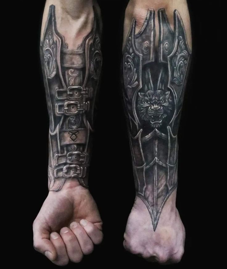 armor sleeve tattoos for men 0025