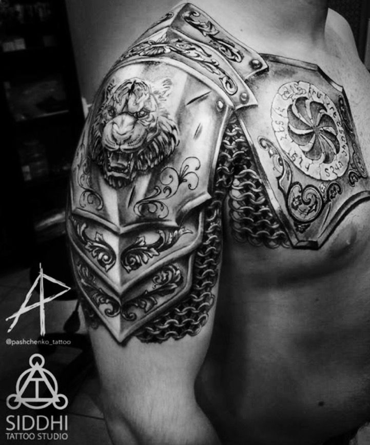 armor sleeve tattoos for men 0037