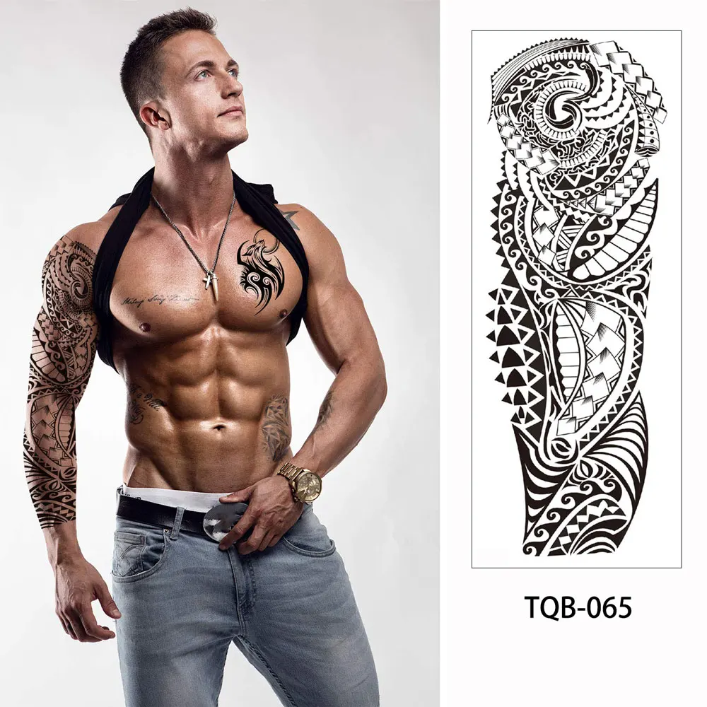 armor sleeve tattoos for men 0038