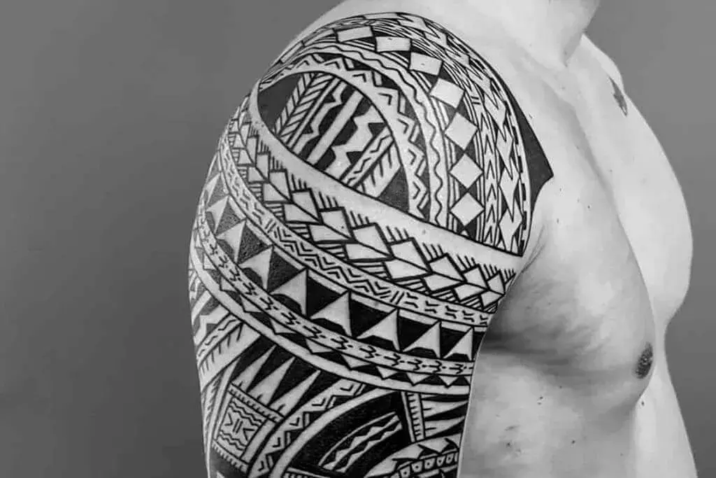 armor sleeve tattoos for men 0054