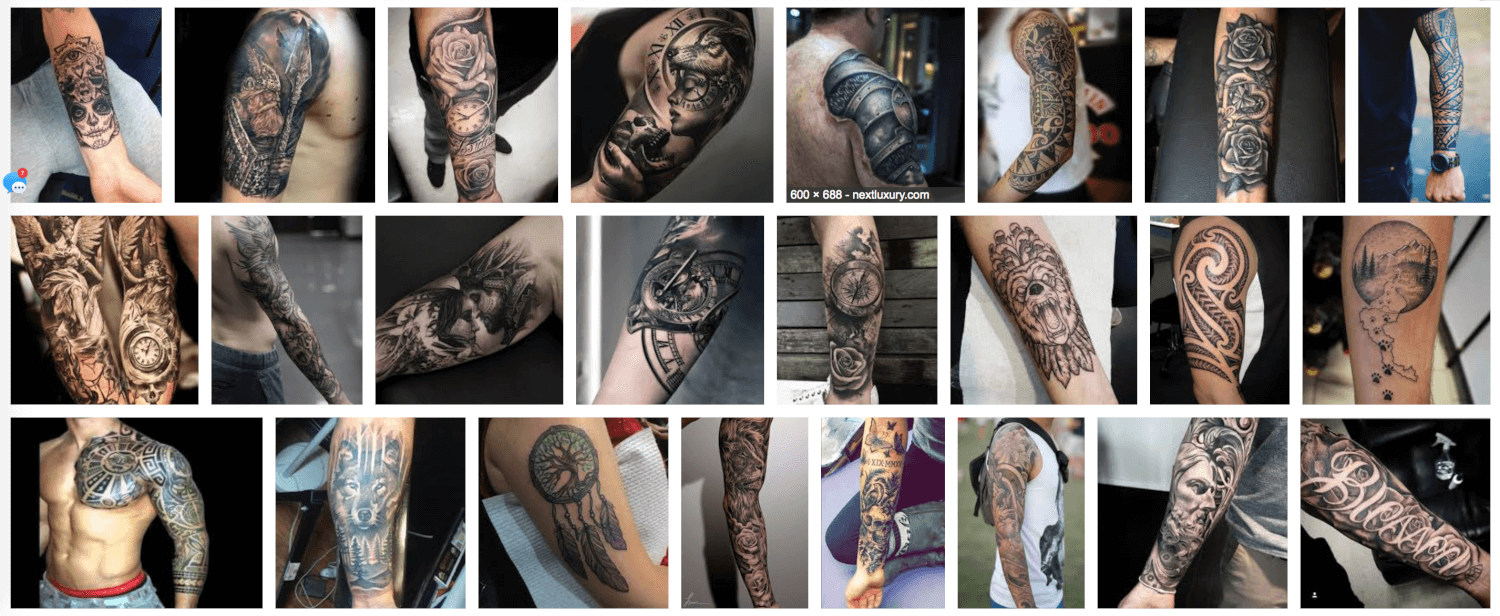 armor sleeve tattoos for men 0081