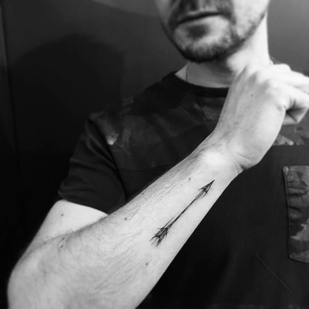 arrow tattoo meanings for men