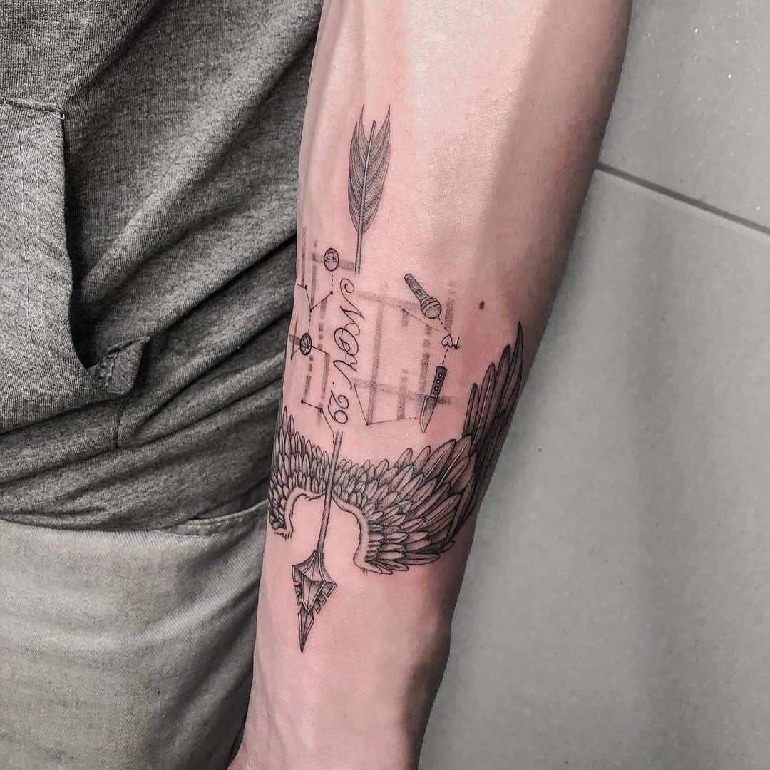 arrow tattoos for men 0025