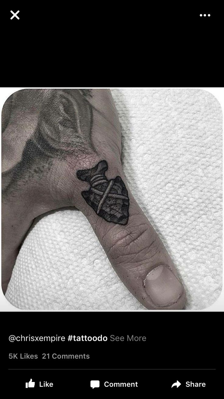 arrowhead tattoos for men 0030