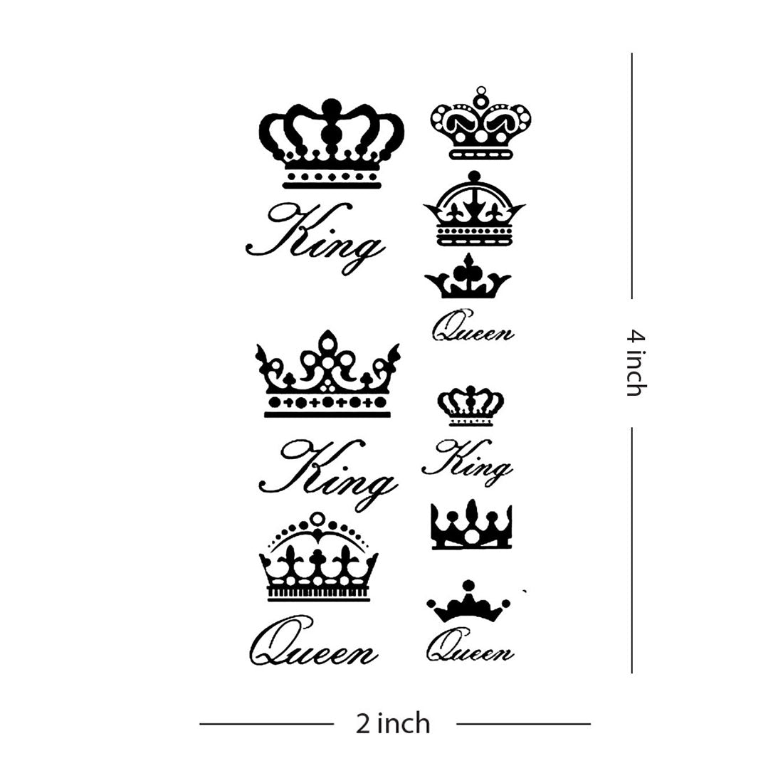 artistic interpretations of Crown tattoos for men