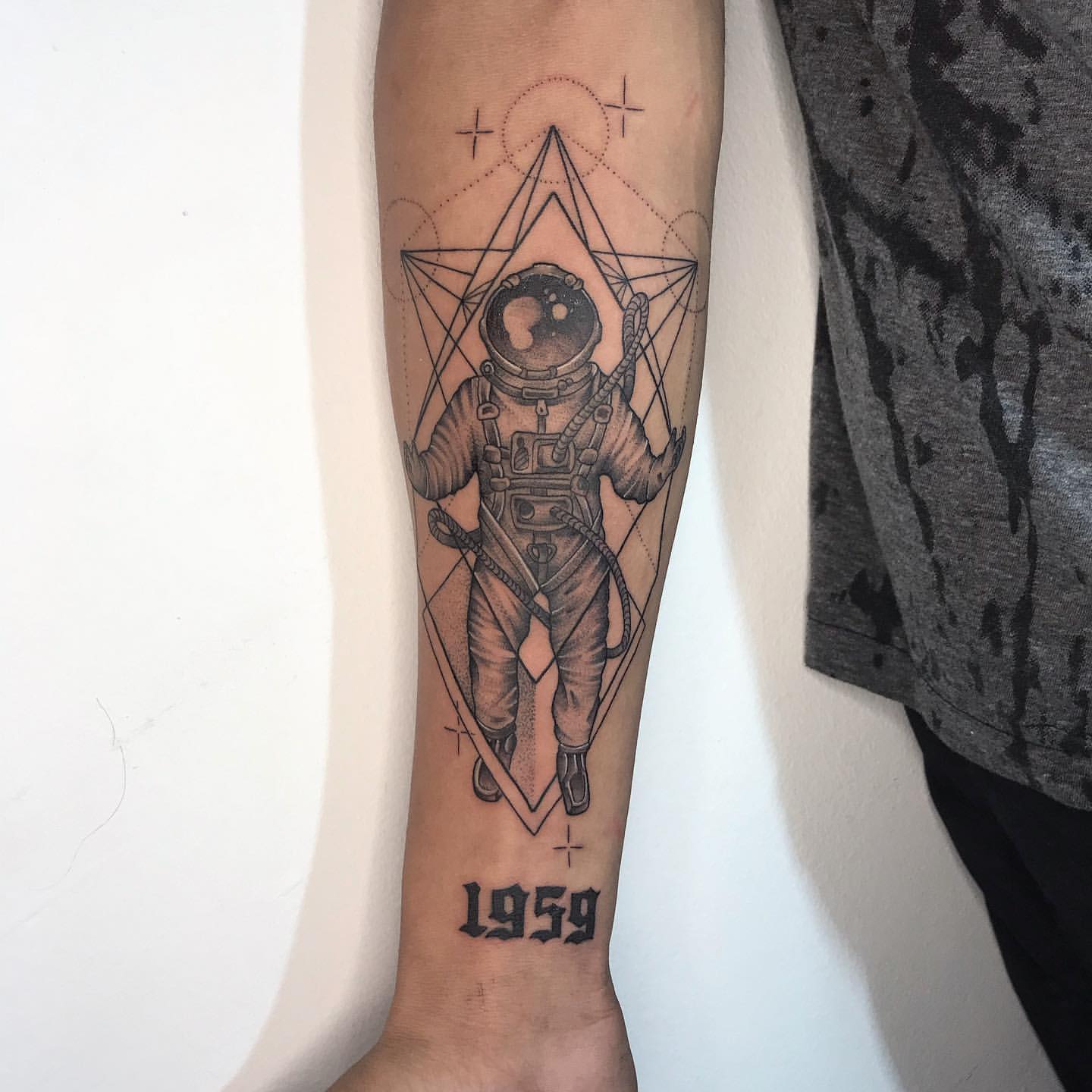 astronaut tattoos for men designs