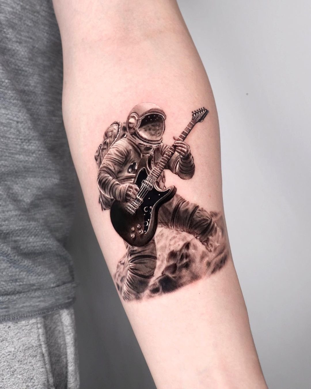 astronaut tattoos for men 0024