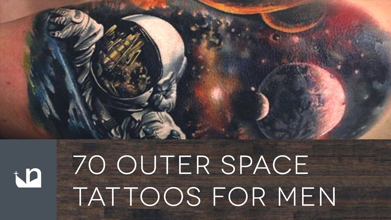 astronaut tattoos for men 0026