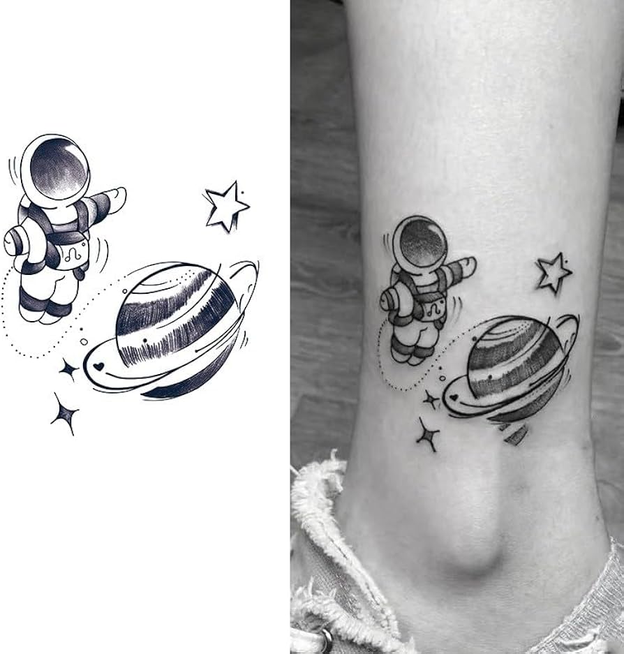 astronaut tattoos for men 0027