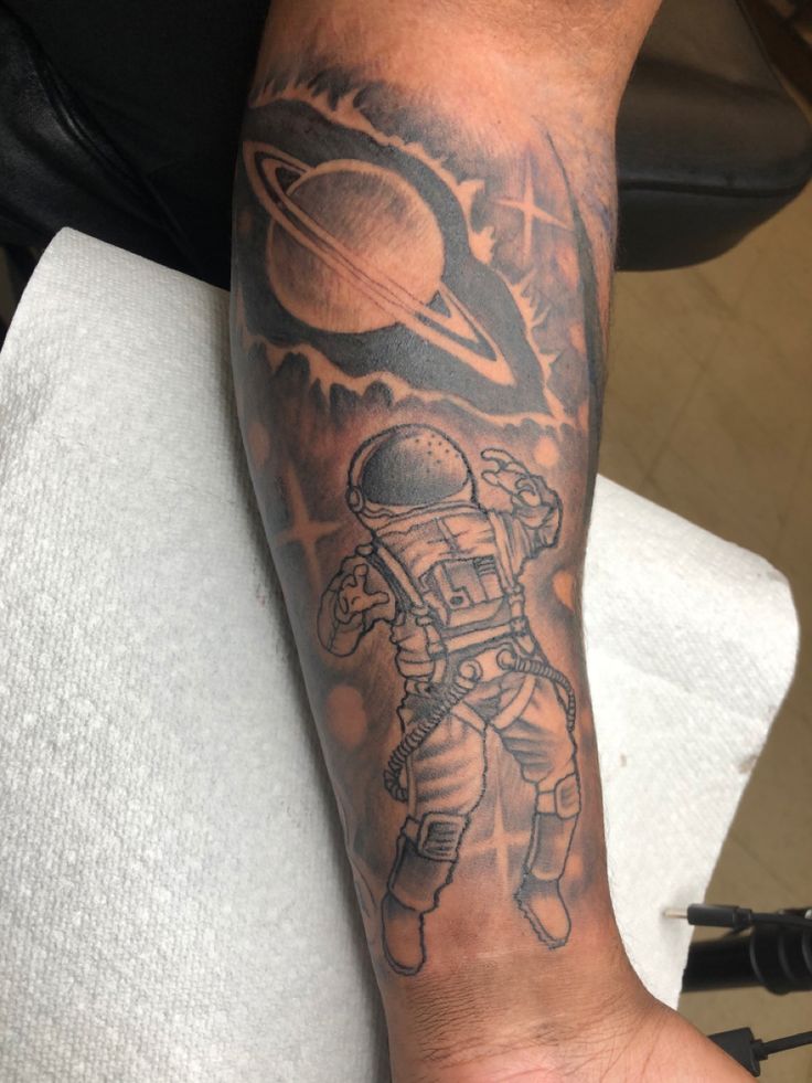 astronaut tattoos for men 0030