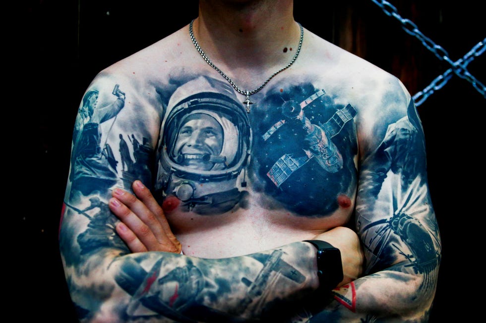 astronaut tattoos for men 0046