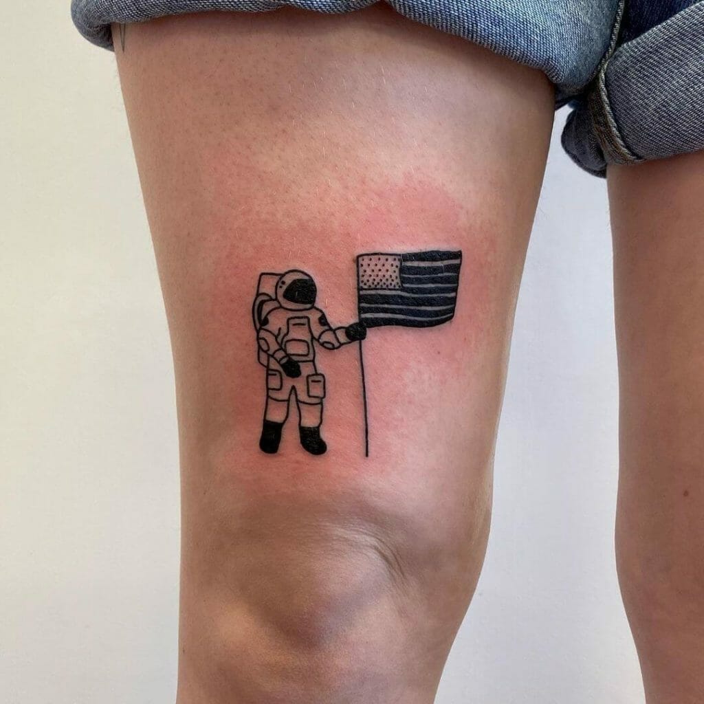 astronaut tattoos for men 0057