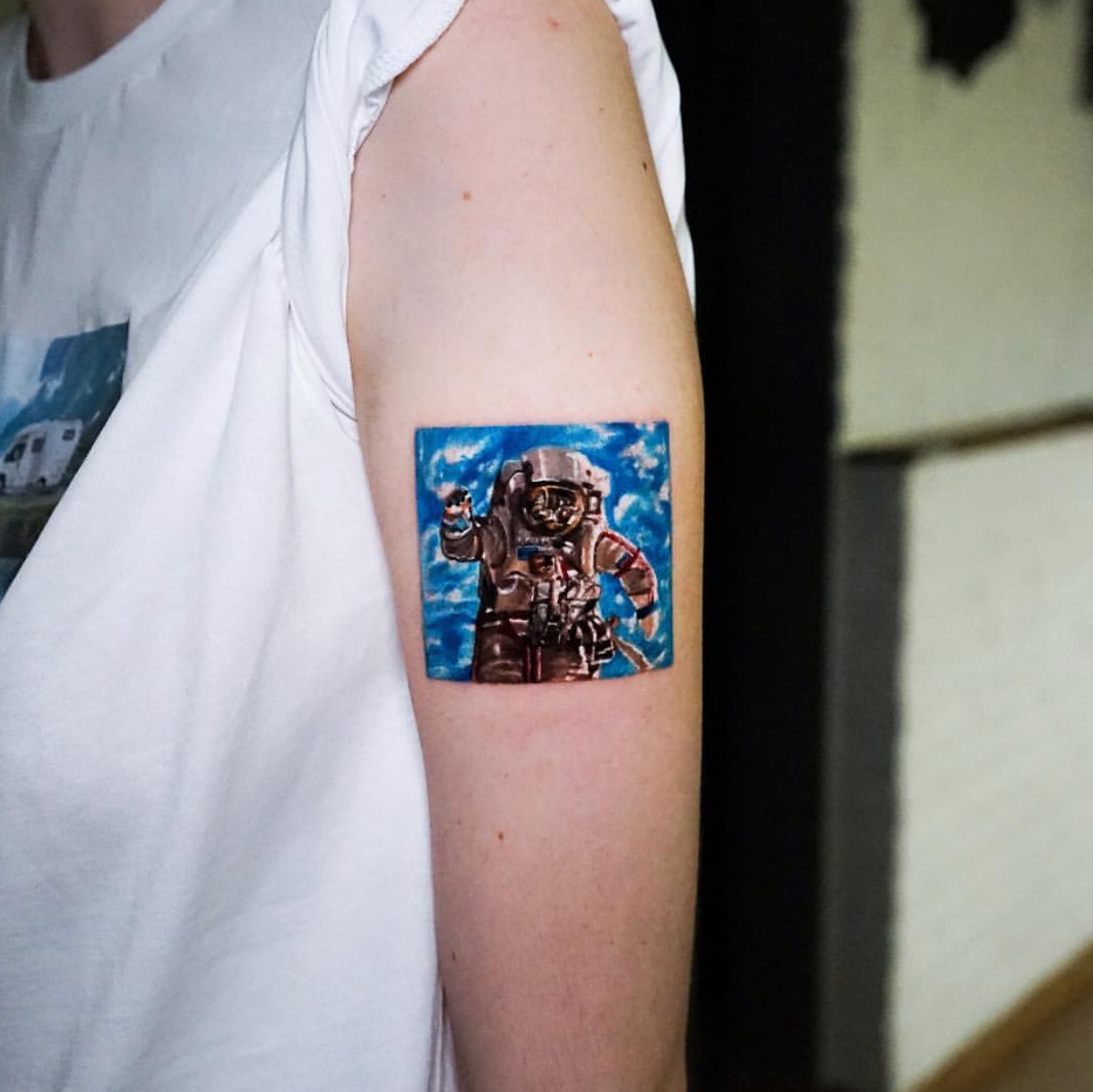 astronaut tattoos for men 0058