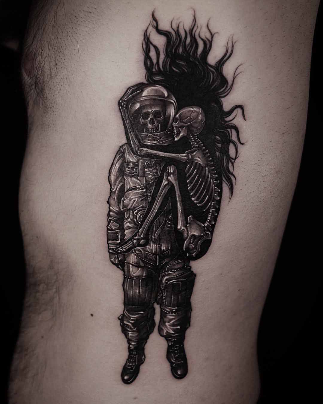 astronaut tattoos for men 0063