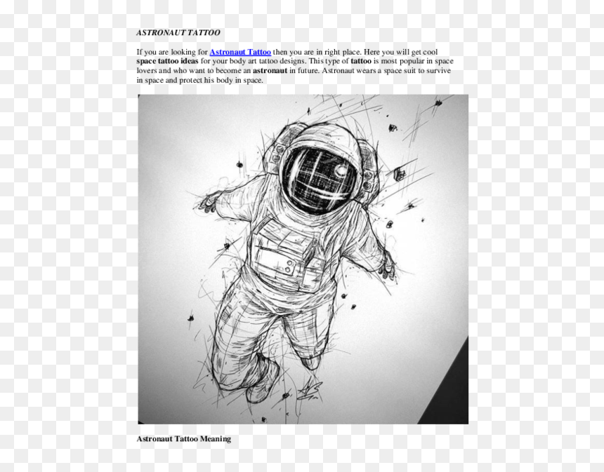 astronaut tattoos for men 0065