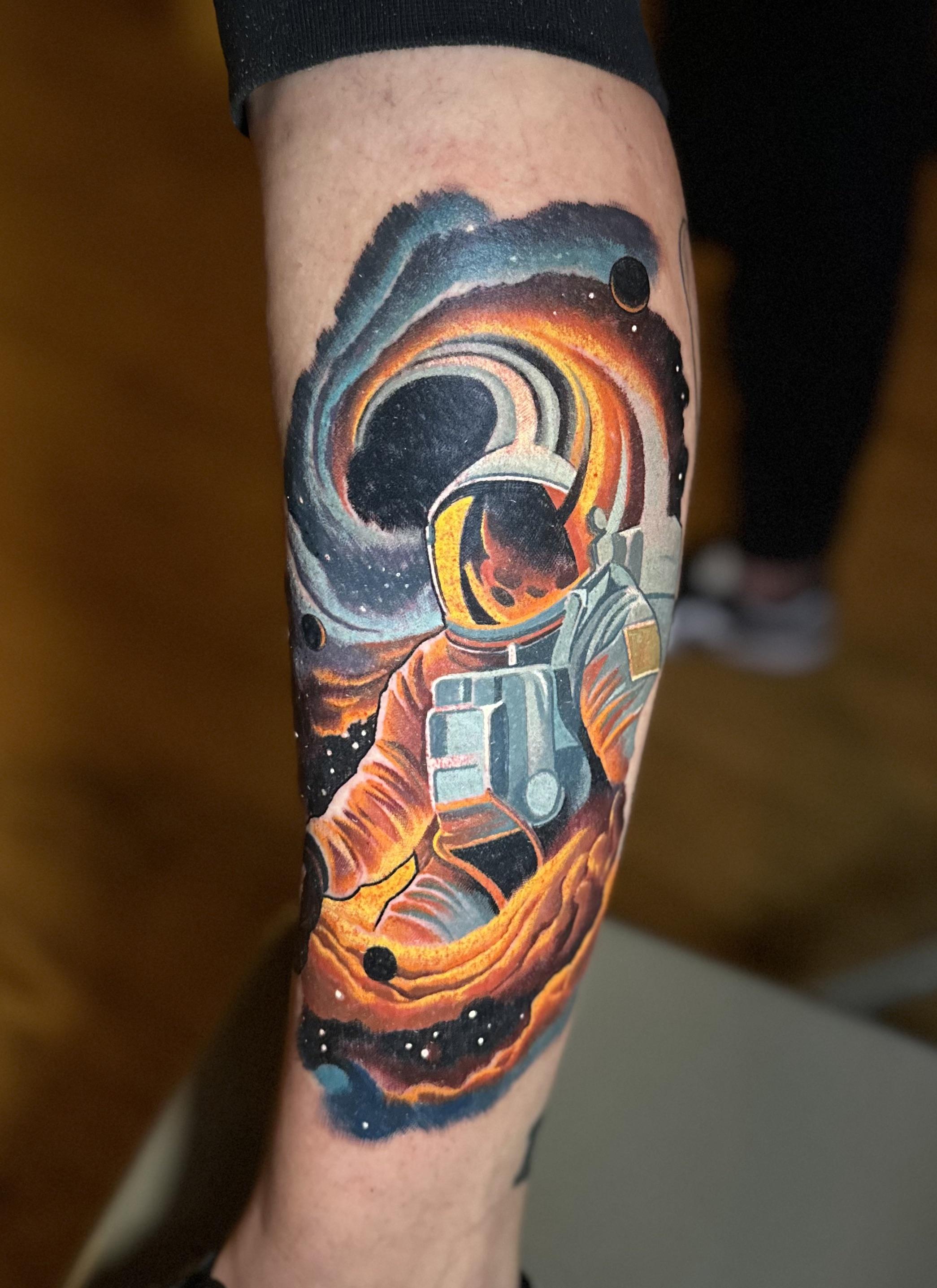 astronaut tattoos for men 0091