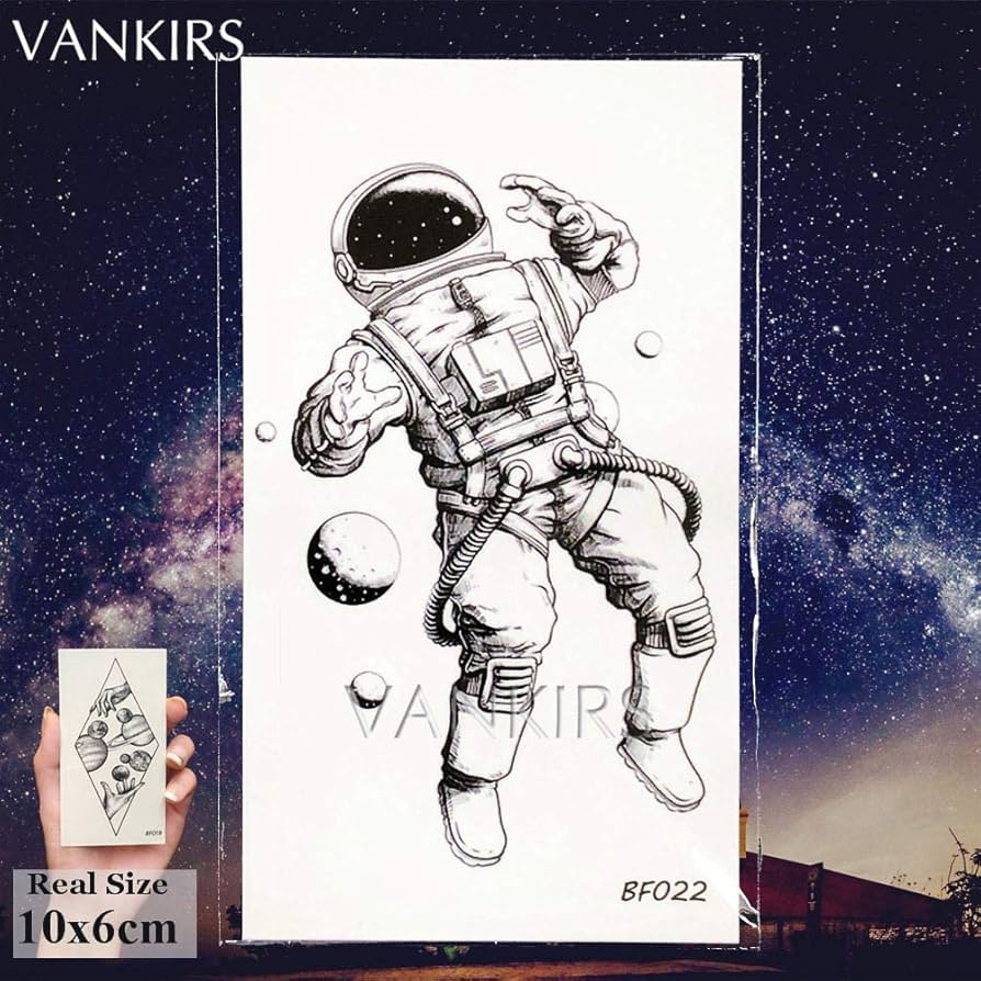 astronaut tattoos for men 0098